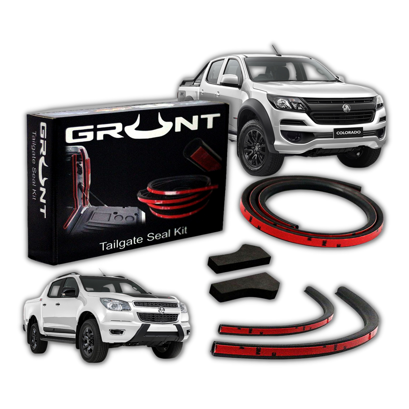 Grunt 4x4 tailgate seal kit for Holden Colorado RG 2012-2019 GTG-HC