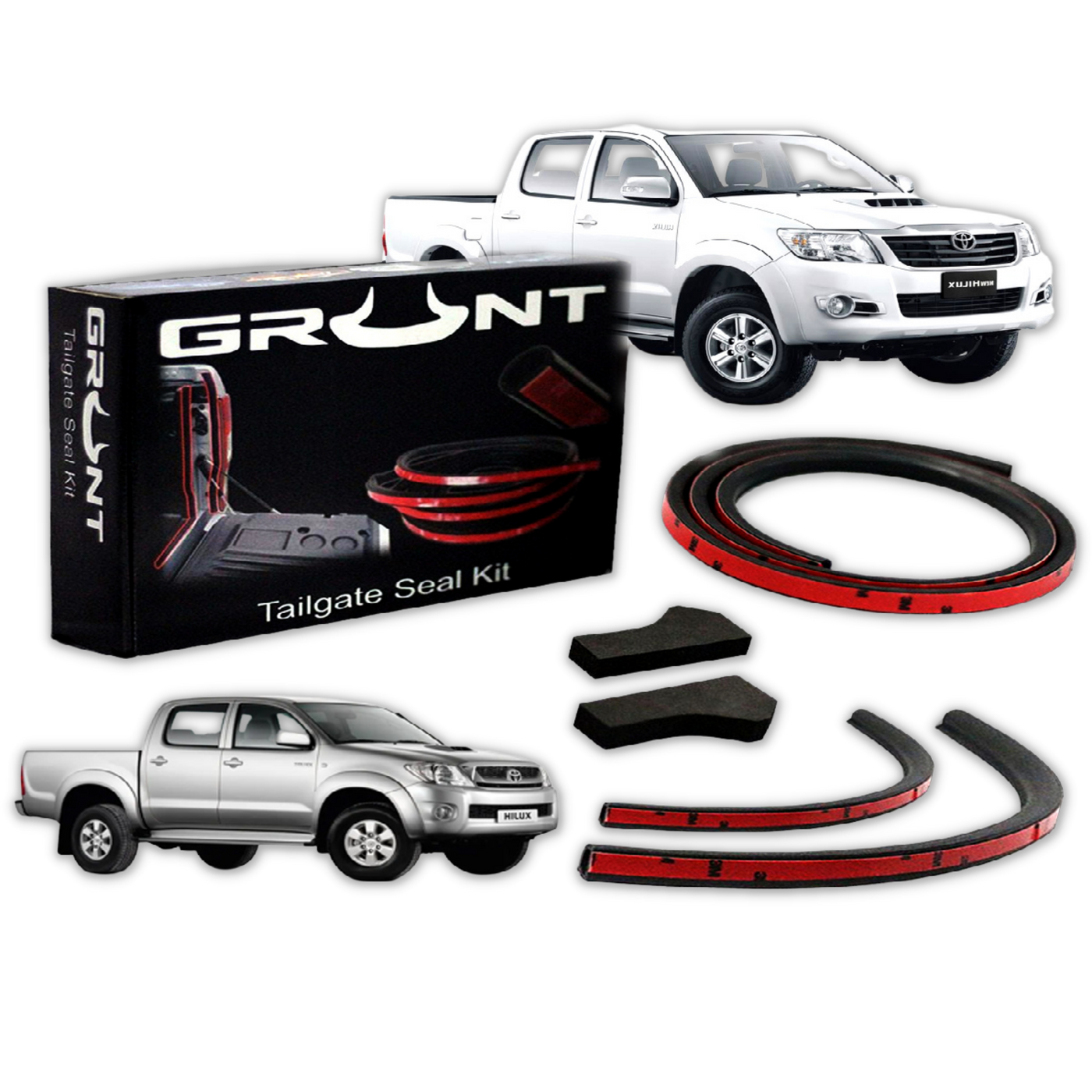 Grunt 4x4 for Toyota Hilux SR5 2005-2015 tailgate seal kit GTG-TH05