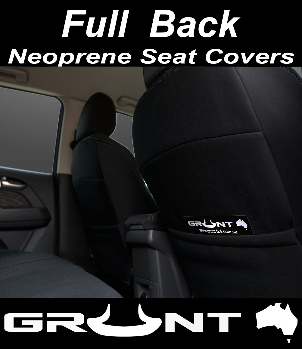 Grunt 4x4 neoprene car front seat covers for Ford Ranger Raptor 09/2018 - Current