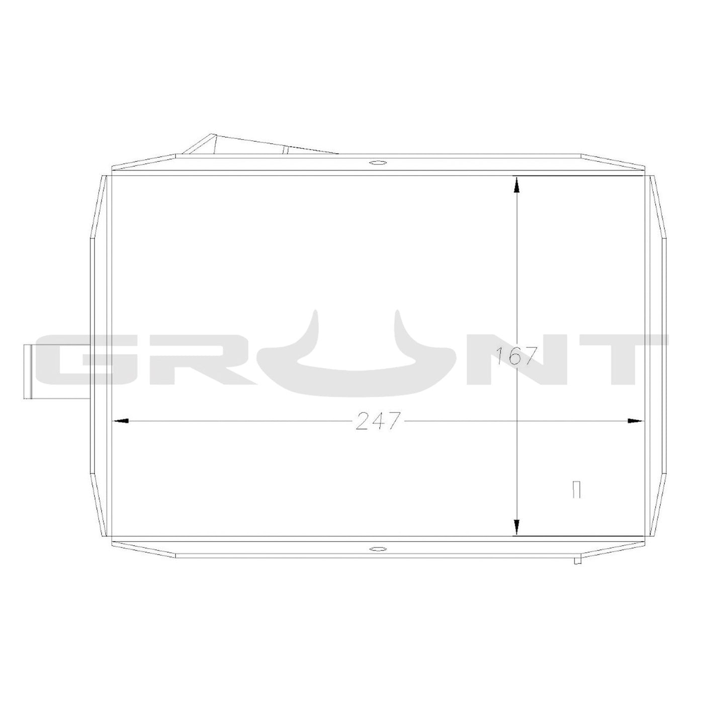 Grunt 4x4 Mazda BT50 2007-2011 PJ PK 2.5 3.0 dual battery tray (auto only)