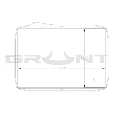 Grunt 4x4 Mazda BT50 2007-2011 PJ PK 2.5 3.0 dual battery tray (auto only)