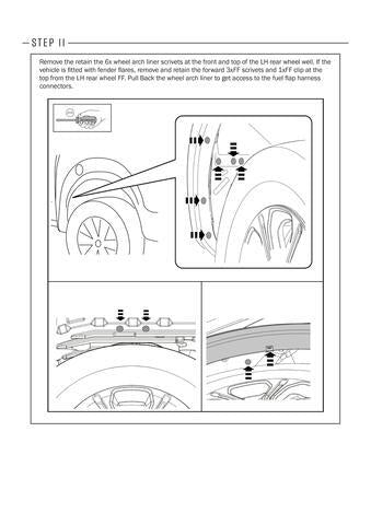 Grunt 4x4 Tailgate Central Locking Kit Suit for Mazda BT-50 2011-2019