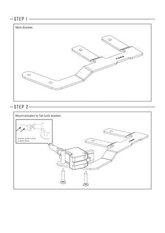 Grunt 4x4 Tailgate Central Locking Kit for Isuzu D-Max 2016-2019