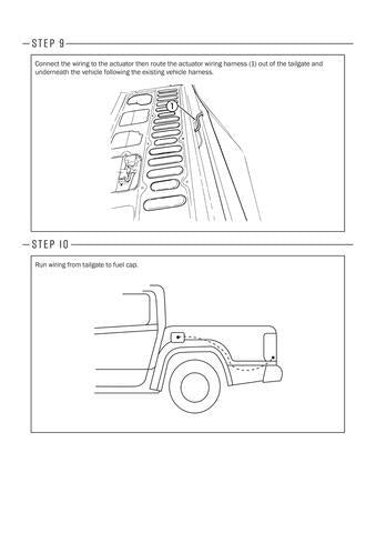 Grunt 4x4 Tailgate Central Locking Kit for Isuzu D-Max 2016-2019