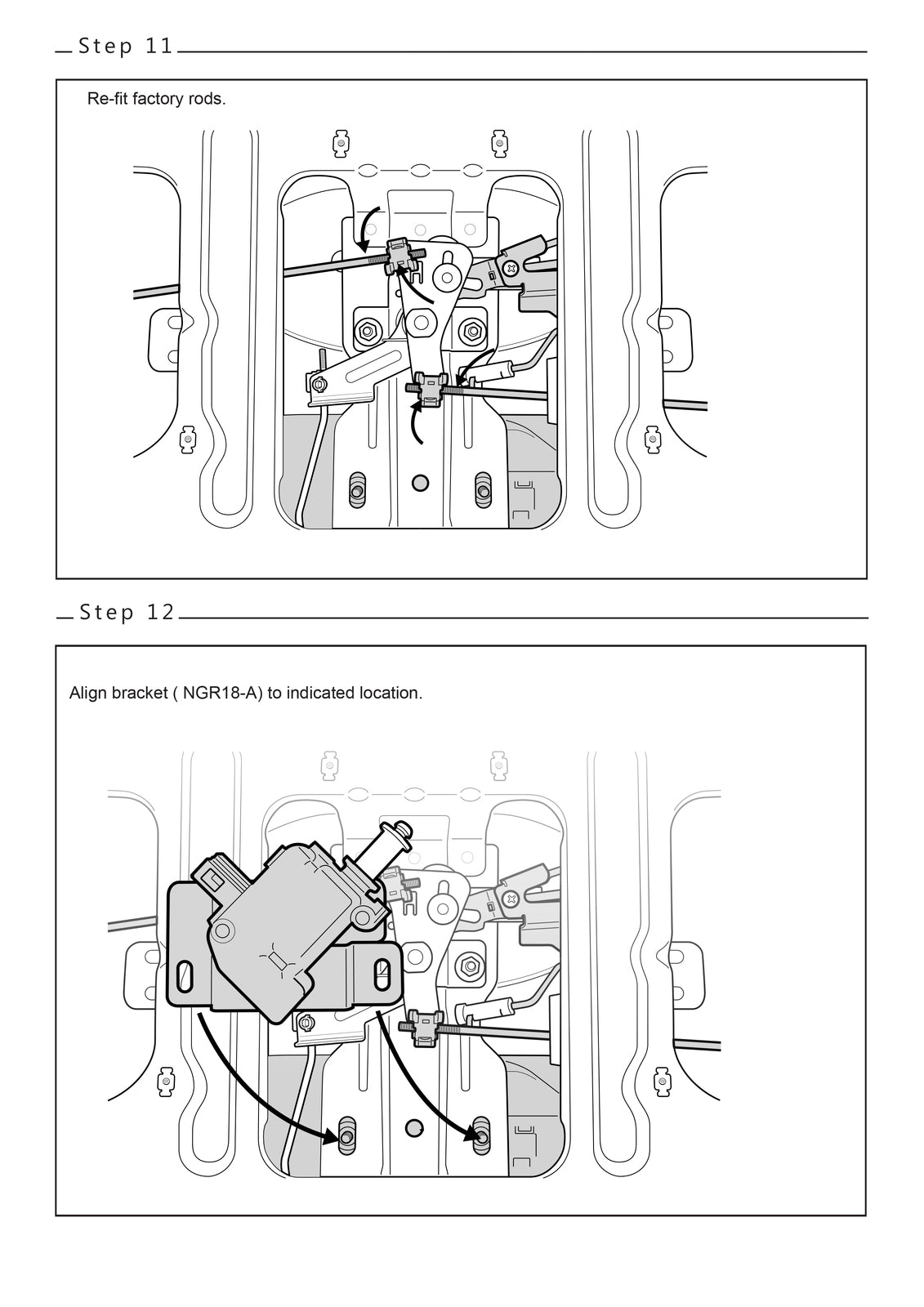 Grunt 4x4 Tailgate Central Locking Kit for Volkswagen Amarok 2023-2024