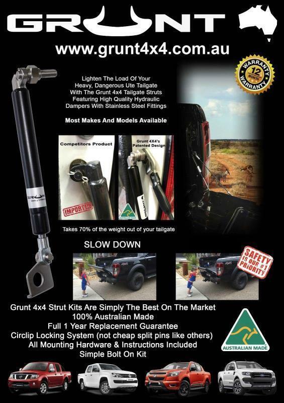 Grunt 4x4 tailgate strut assist system EZI-DOWN for Volkswagen Amarok 2011-2022 GDS-AMAROK