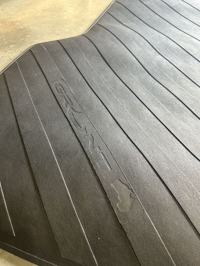 Grunt 4x4 Heavy Duty Moulded Rubber Ute Cargo Mat for Toyota Hilux Dual Cab 2015-2021 With Tub Liner