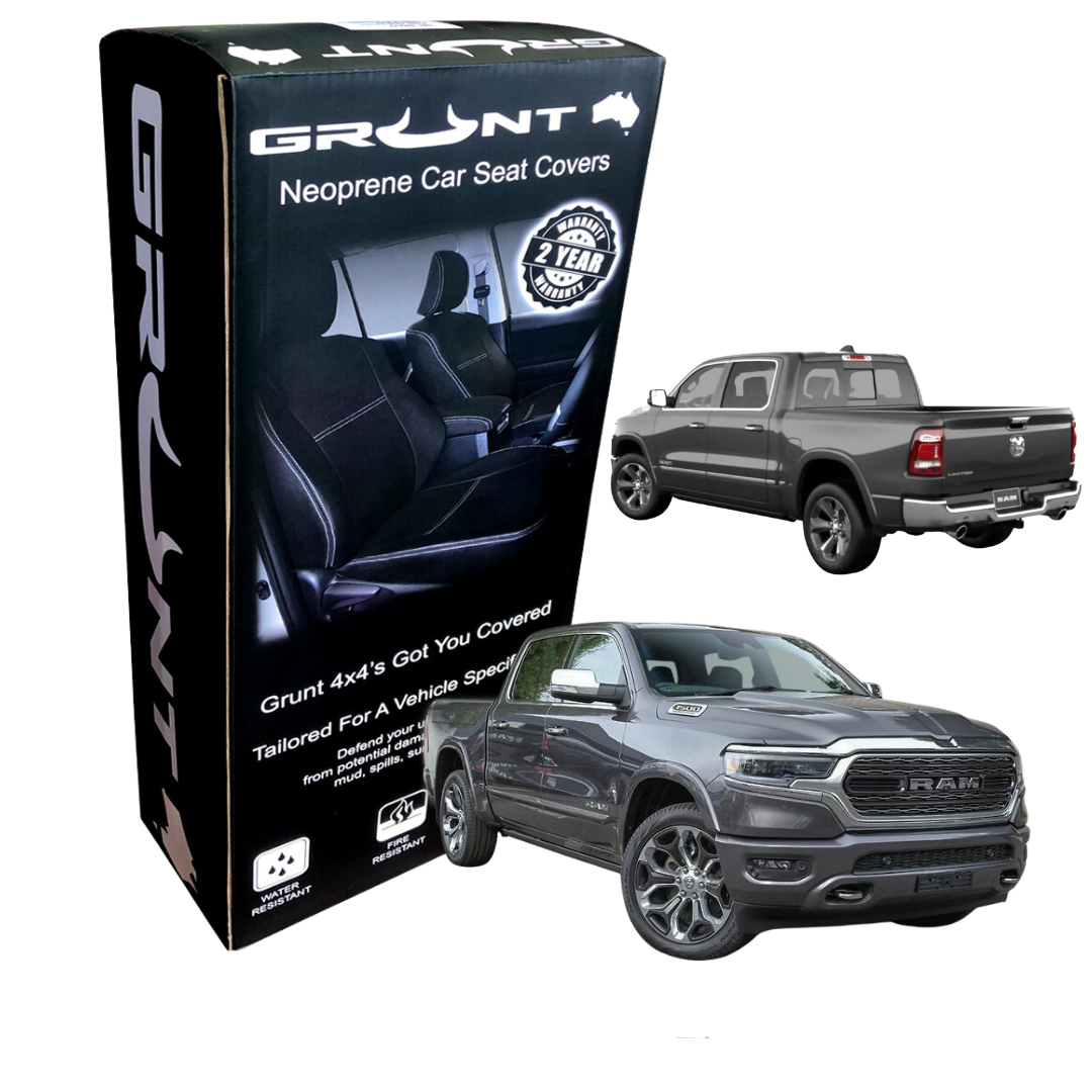 Dodge Ram 1500 neoprene car seat covers 2019-2022