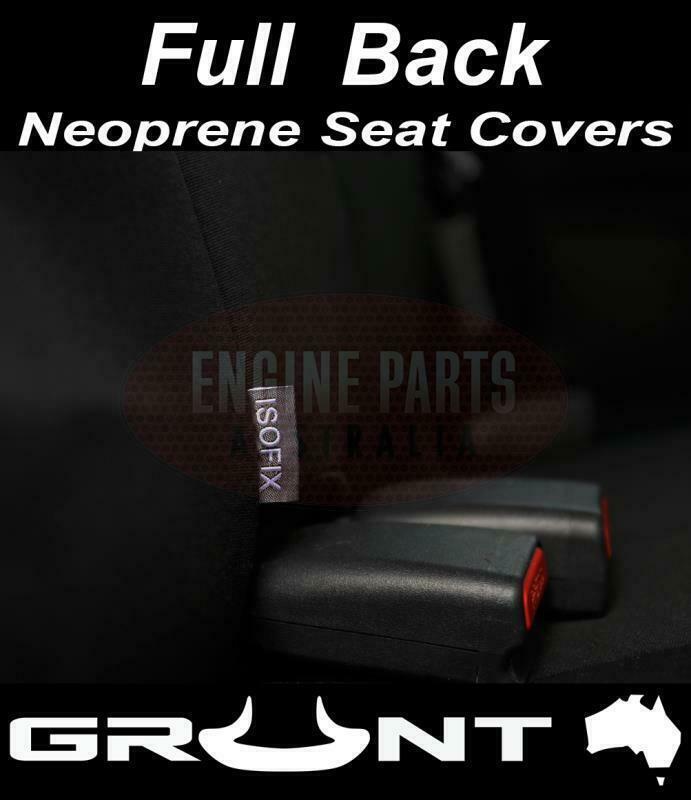 Toyota LandCruiser 200 Series neoprene car seat covers November 2007-Current FRONT & REAR SET