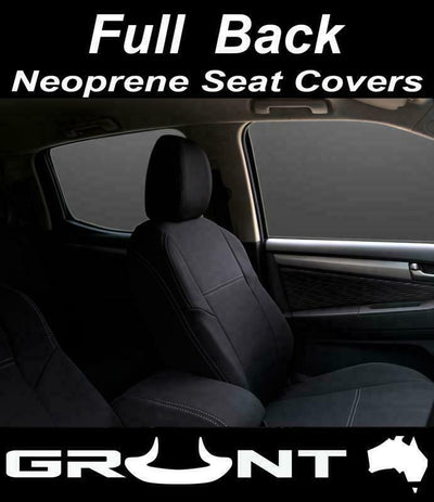 Toyota Hilux neoprene car seat covers 2015-2019 Optional Front, Rear, Front & Rear FRONT&REAR