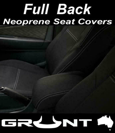 Toyota Hilux neoprene car seat covers 2015-2019 Optional Front, Rear, Front & Rear FRONT&REAR
