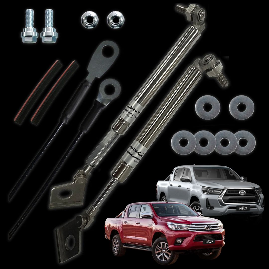 Toyota Hilux & Rouge Models 2015-2023 (Single Handle) tailgate strut assist system stainless steel