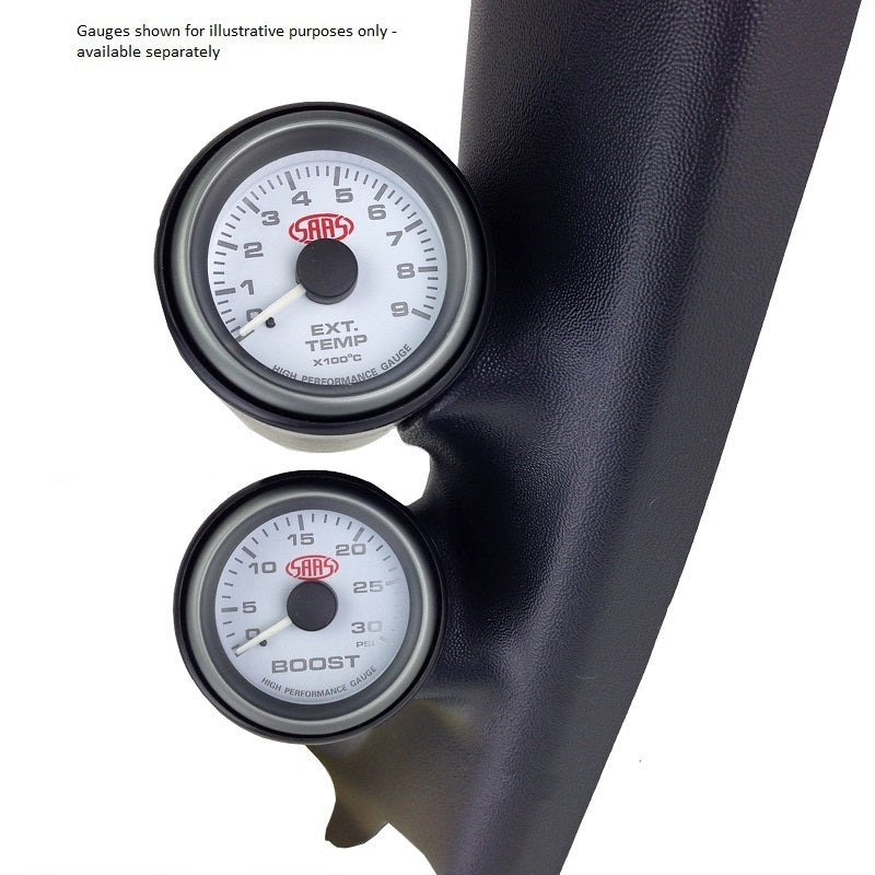 thumbnail image 2 of Autotecnica Dual Pillar Pod Gauge Holder For Toyota Hilux 2006-2015 - Holds 2 X 52mm Gauges 2 of 2