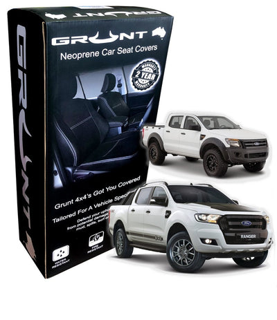 Ford Ranger PX neoprene car seat covers (including PX2 & PX3) 2011-2019 FRONT & REAR SET