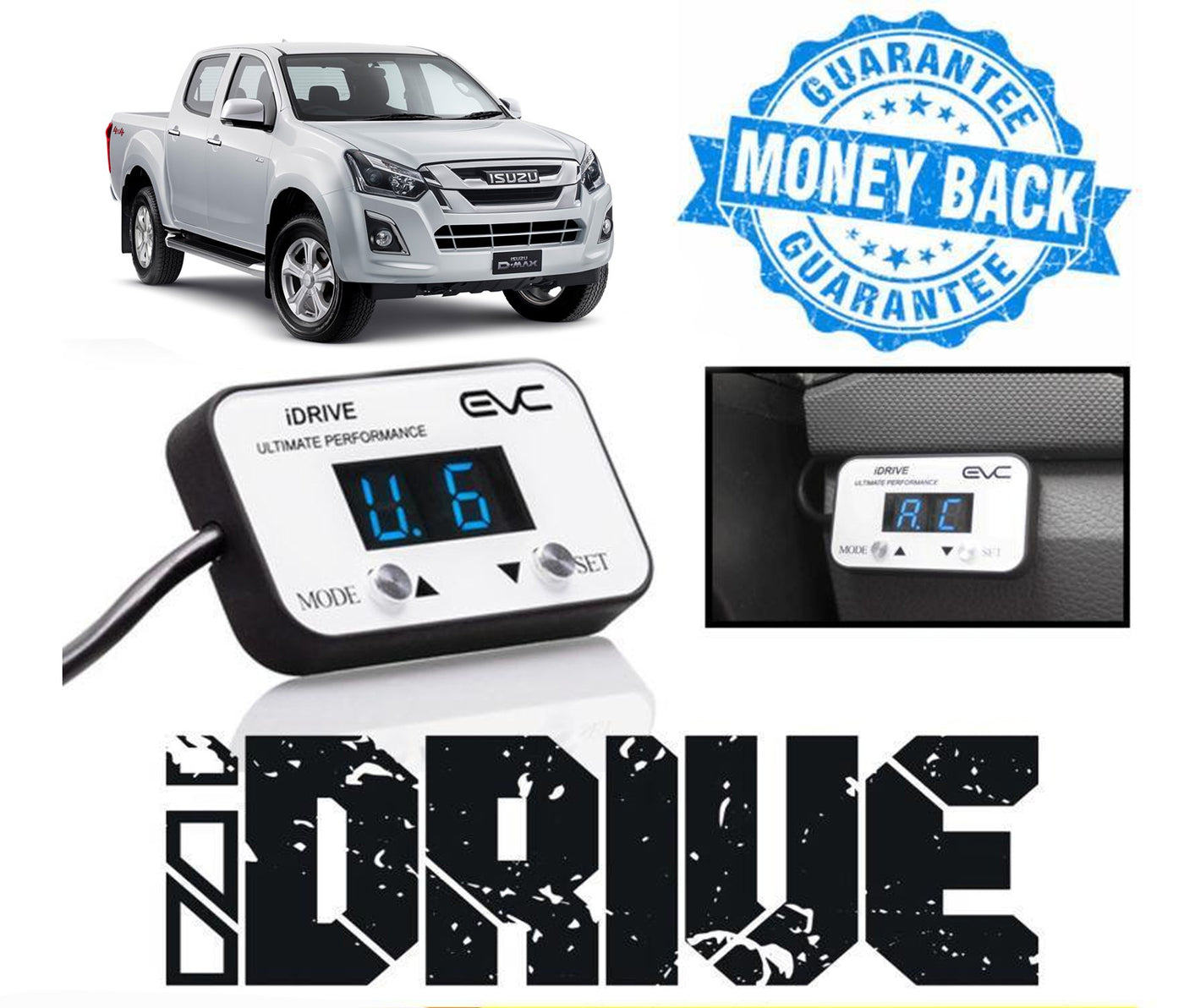 iDrive Wind Booster Throttle Controller Isuzu D-Max Dmax MUX 2012-2020