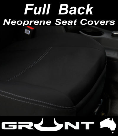 Grunt 4x4 neoprene rear seat covers for Nissan Navara NP300 10/2017 onward