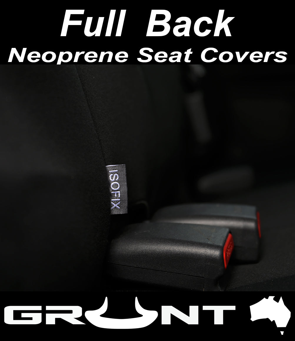 Nissan Navara NP300 neoprene seat covers 2015-2019 Optional Front, Rear, Front & Rear