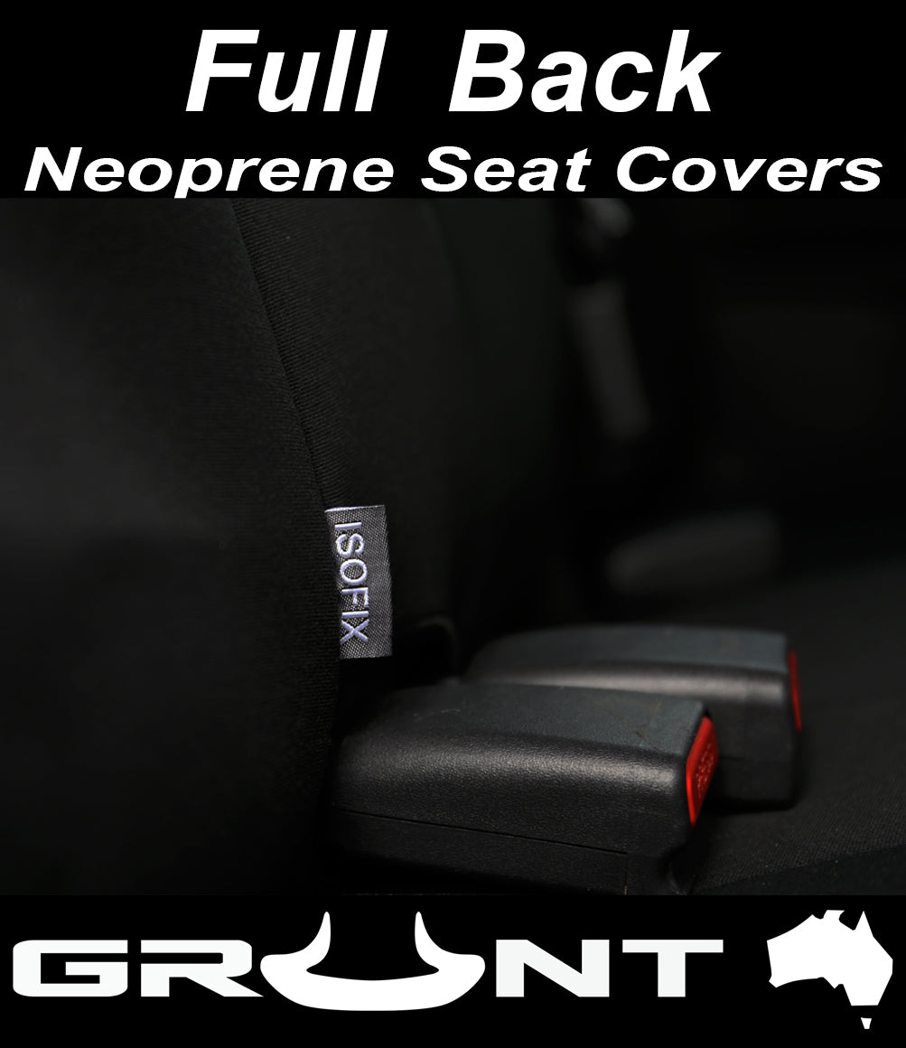 Mazda BT-50 PX2 neoprene car seat covers 2016-2019 (series 2) Optional Front, Rear, Front & Rear FRONT&REAR