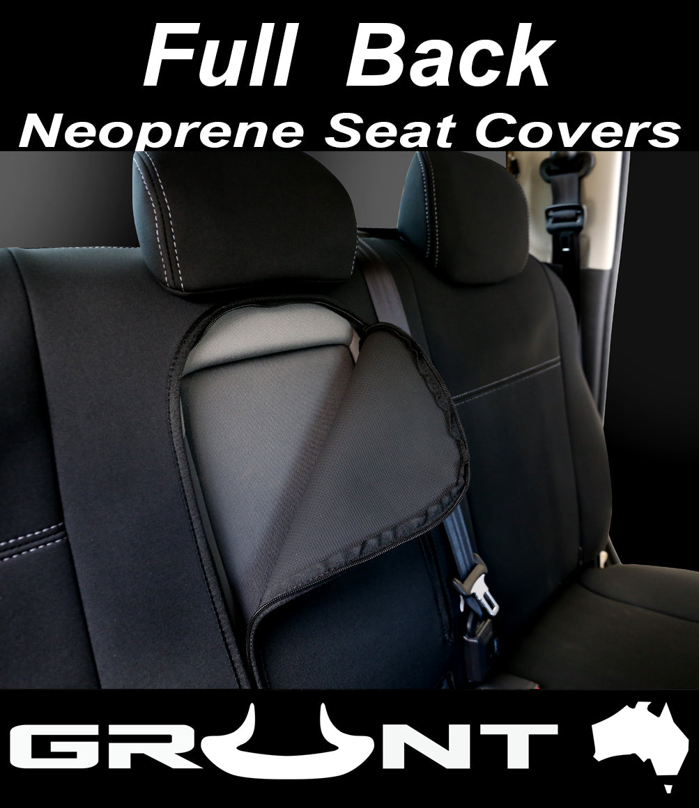 Mitsubish Triton MQ neoprene car seat covers 2015-2019 Optional Front, Rear, Front & Rear