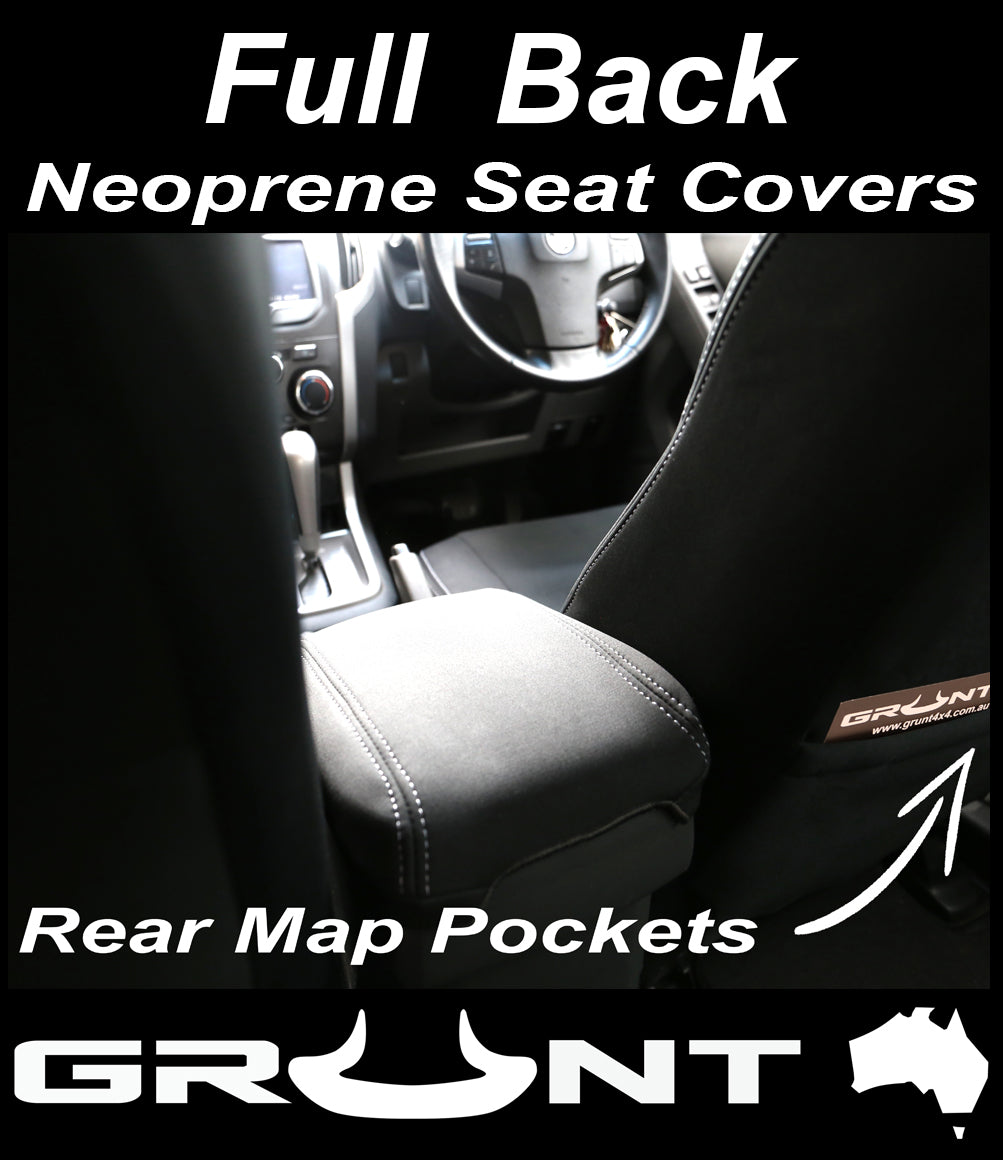 Ford Ranger PX neoprene car seat covers (including PX2 & PX3) 2011-2019 FRONT & REAR SET