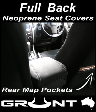 Grunt 4x4 neoprene car front seat covers for Ford Ranger Raptor 09/2018 - Current