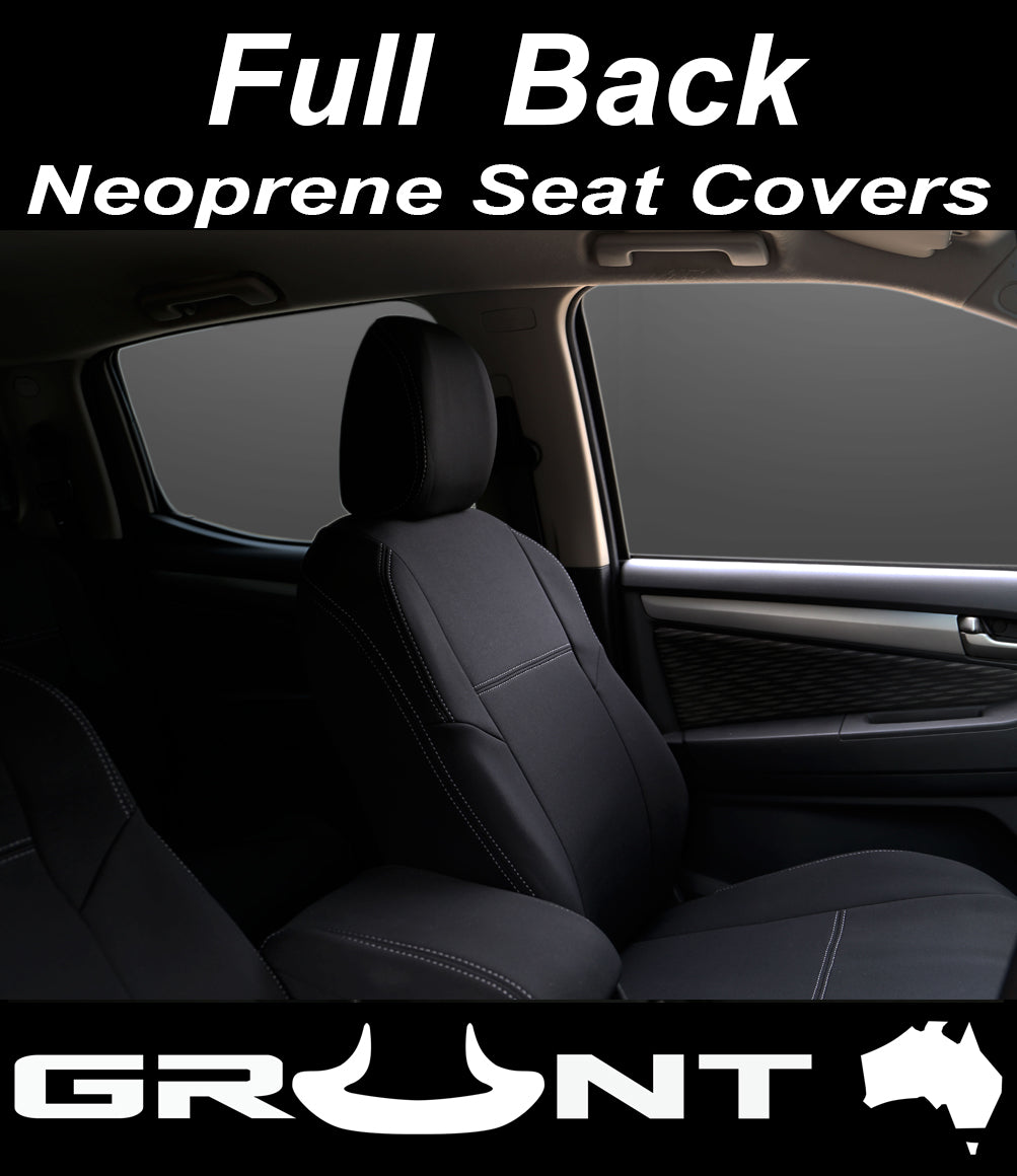 Grunt 4x4 neoprene car front seat covers for Ford Ranger Raptor 09/2018 - Current