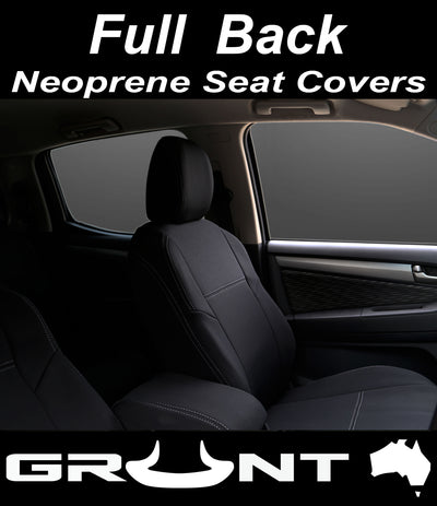 Grunt 4x4 neoprene car seat covers front for Toyota Landcruiser 70 76 79 Series