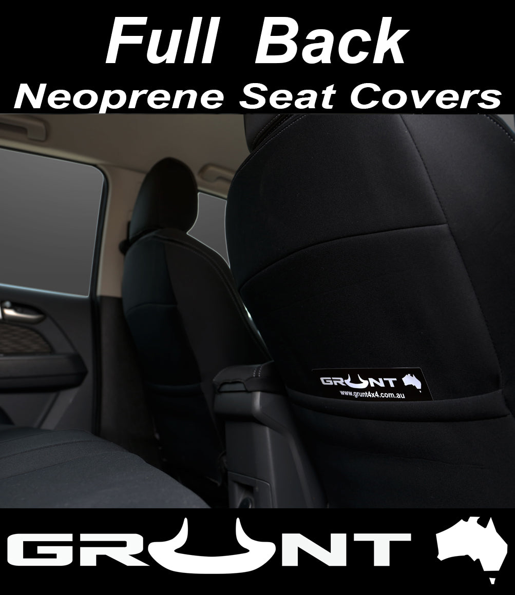 Ford Ranger PX neoprene car seat covers (including PX2 & PX3) 2011-2019 FRONT & REAR SET