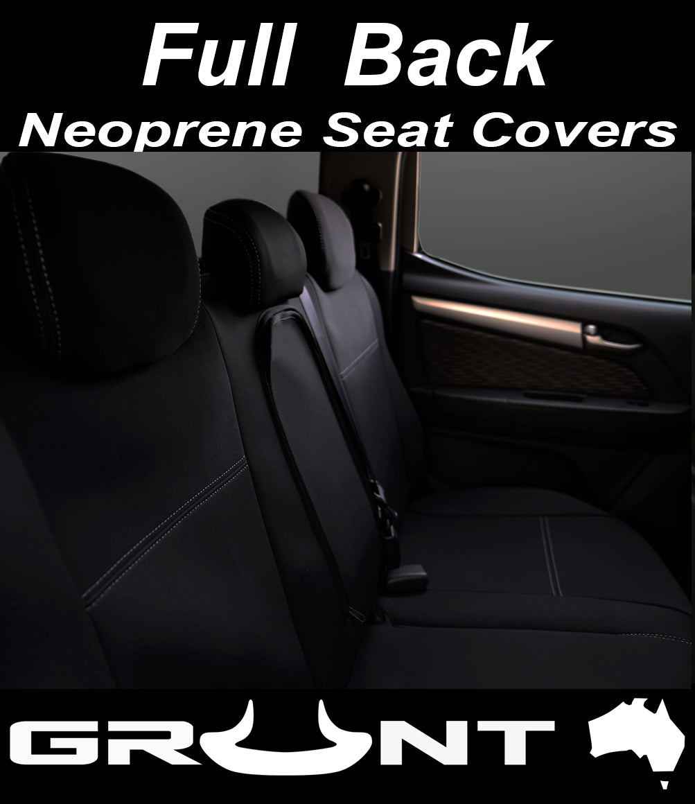 Ford Ranger PX neoprene car seat covers (including PX2 & PX3) 2011-2019 FRONT & REAR SET