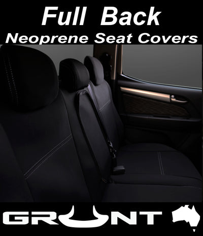 Ford Ranger PX neoprene car seat covers (including PX2 & PX3) 2011-2019 FRONT & REAR SET