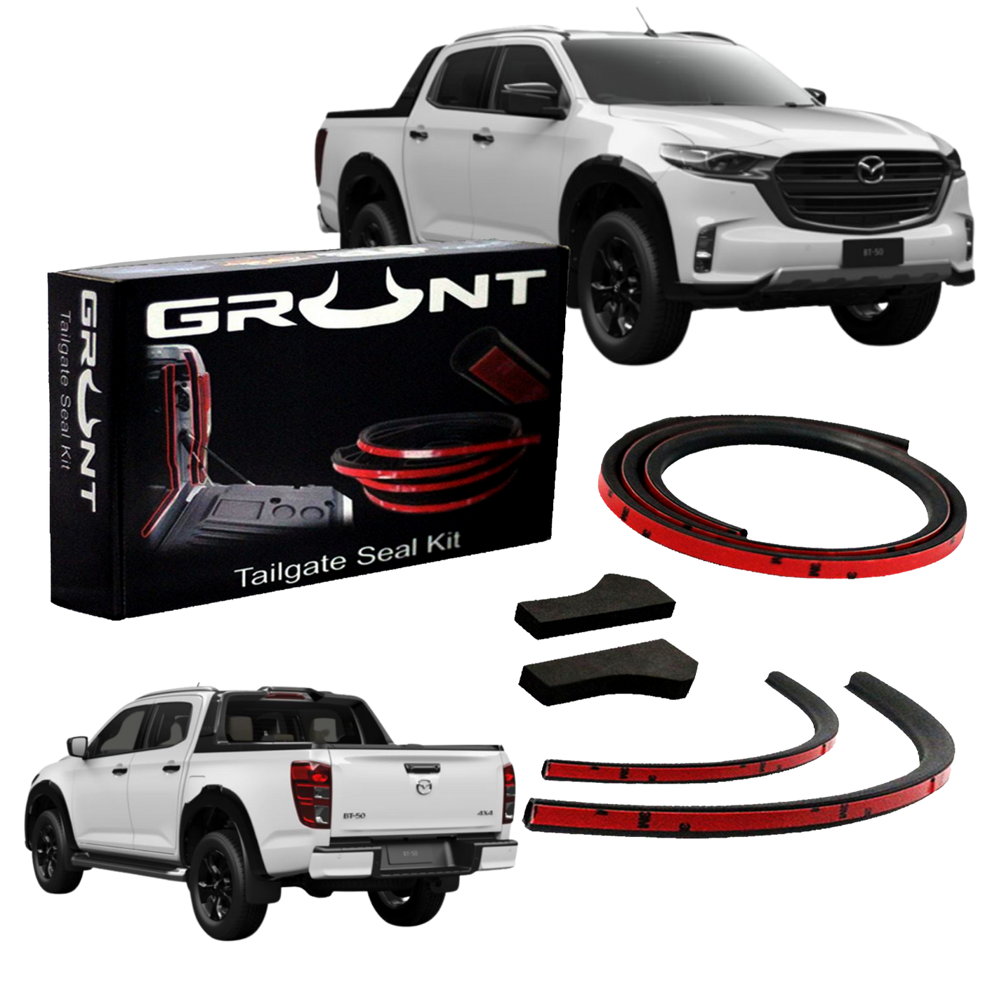 Grunt 4x4 tailgate seal kit for Mazda BT-50 2020-2025 GTG-BT502